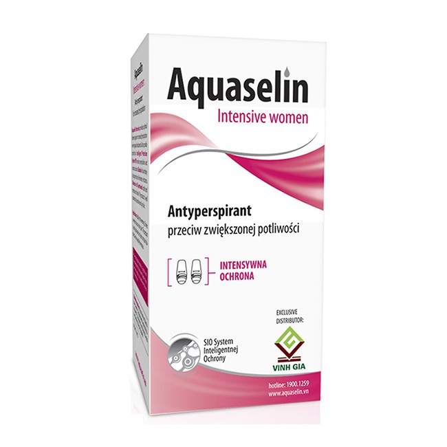 Lăn khử mùi Aquaselin Intensive Women cho nữ giới, dùng cho mọi loại da, Chai 50ml