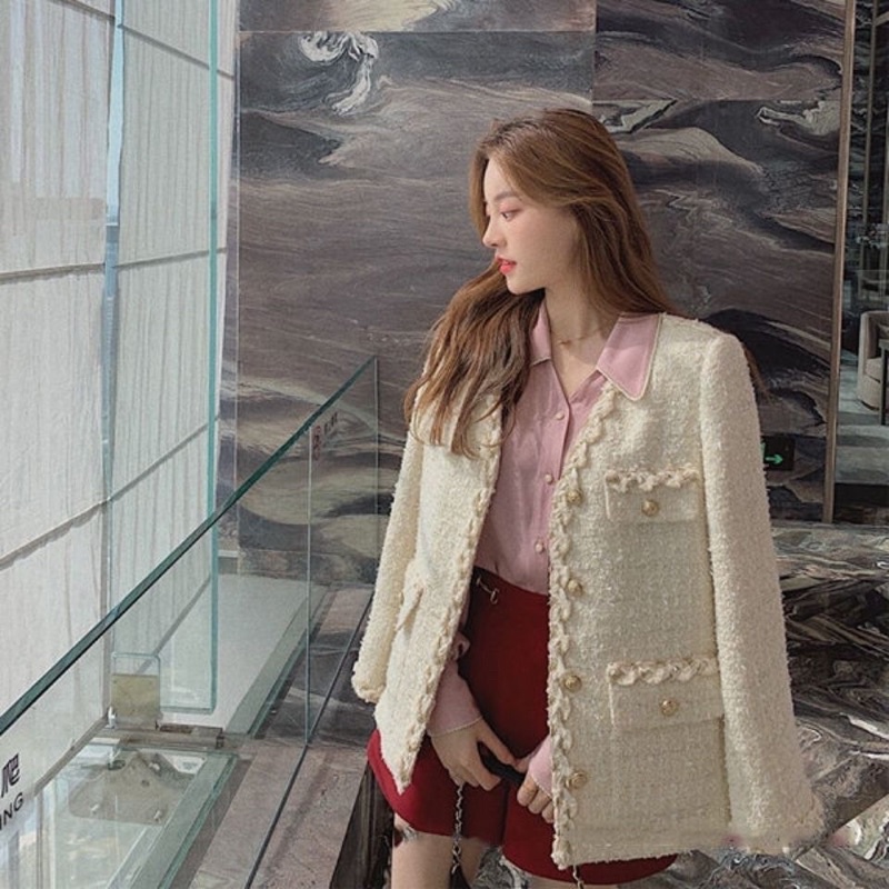 (Sẵn s) Áo dạ tweed tiểu thư siêu đẹp | BigBuy360 - bigbuy360.vn