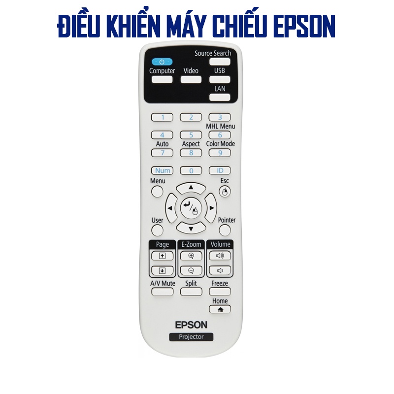 Điều khiển máy chiếu Epson chính hãng - Giá rẻ - Đầy đủ chức năng