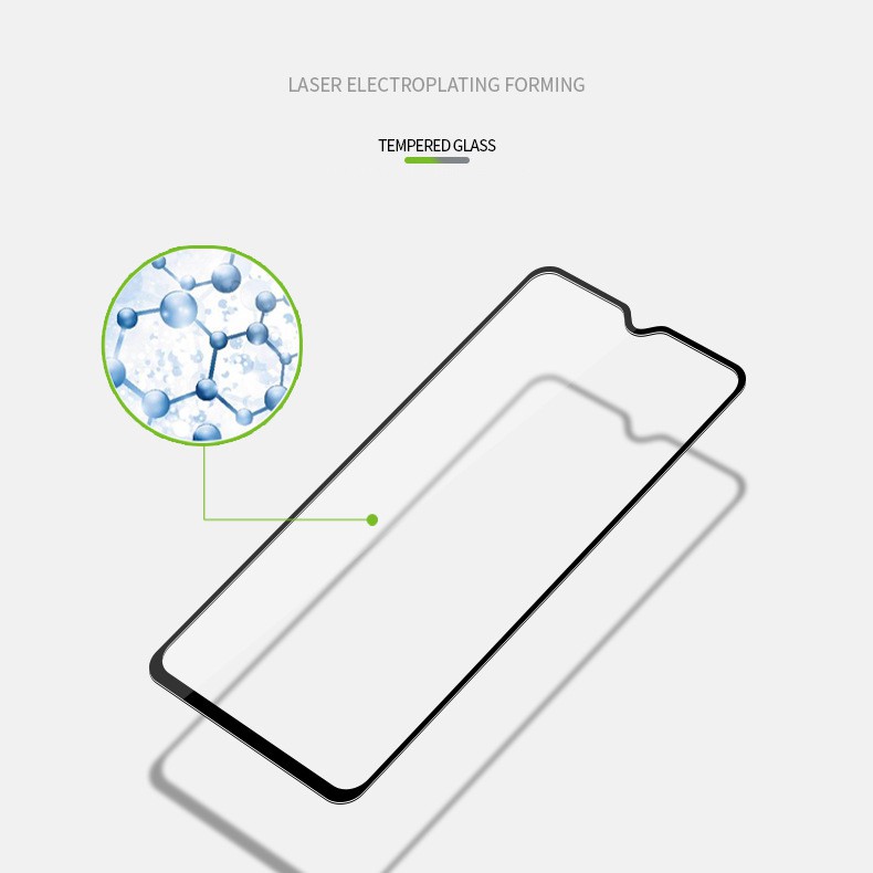 Miếng dán cường lực bảo vệ toàn màn hình cho Realme 5 5i Realme 5 pro Realme X2 Pro Realme XT