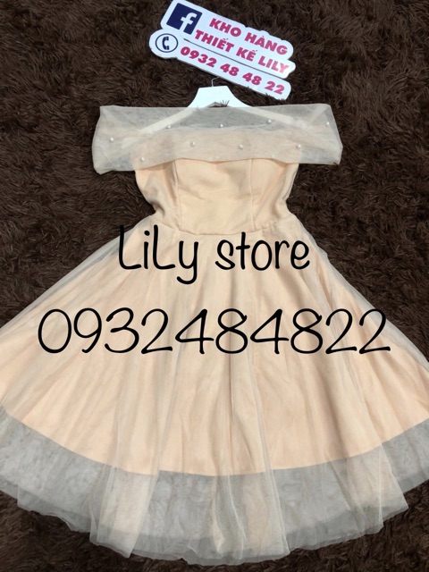 Ảnh và video thật 1000% Đầm công chúa trễ vai giá gôc 300k