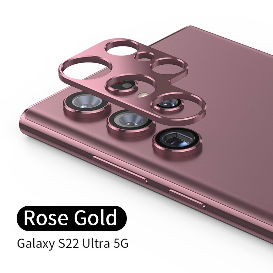Vòng Kim Loại Bảo Vệ Ống Kính Máy Ảnh Cho Samsung S22 Ultra S22 Plus