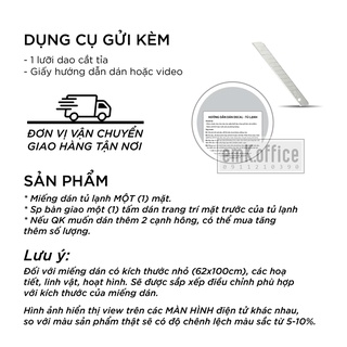 [Nhiều mẫu] Decal dán tủ lạnh, miếng dán tủ lạnh mẫu cute - CB5