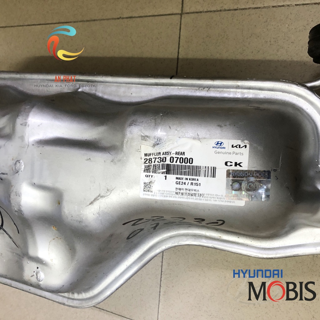 ỐNG BÔ XẢ ĐOẠN CUỐI KIA MORNING | 2873007000 🚘 CHÍNH HÃNG MOBIS HÀN QUỐC