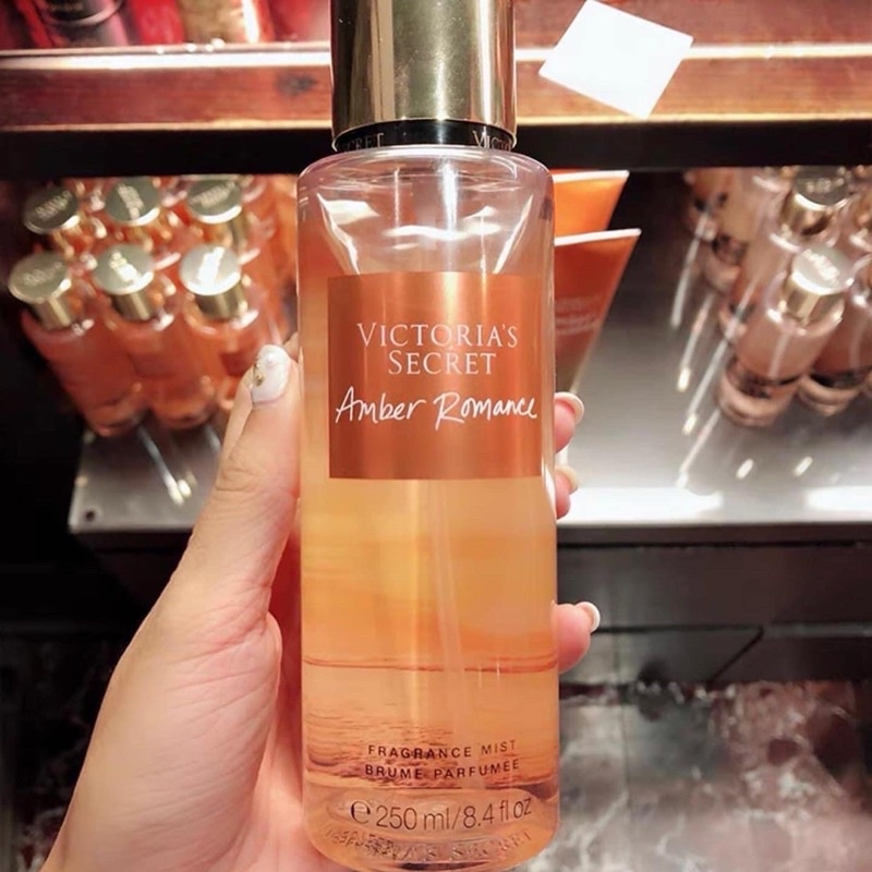 Victoria Secret Amber Romance Body Mist và Dưỡng Thể Body Lotion