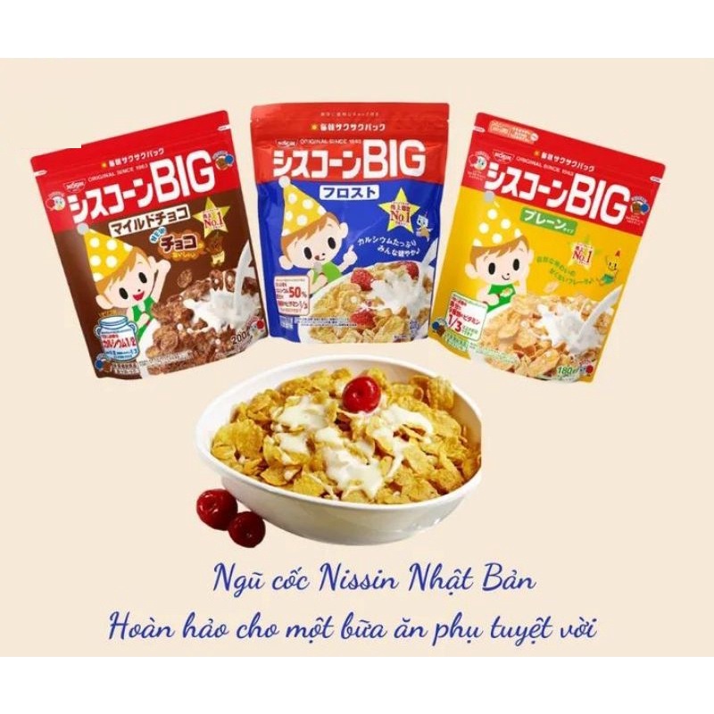 Ngũ cốc ăn sáng cho bé, Ngũ cốc dinh dưỡng NISSIN nhập khẩu từ Nhật cho bé ăn dặm từ 9 tháng tuổi-Shop Mẹ Khoai