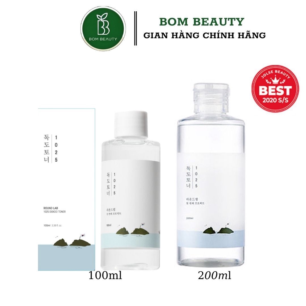 Nước hoa hồng RoundLab Round Lab 1025 Dokdo Toner Dịu Nhẹ
