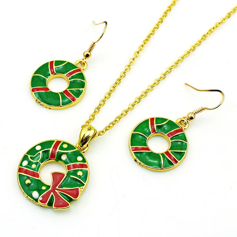 Bộ Trang Sức Giáng Sinh Hình Bông Tuyết Mới Cho Nữ