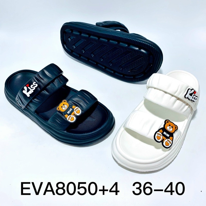 Dép bánh mì nữ quai hậu hình( giao sticker ngẫu nhiên)