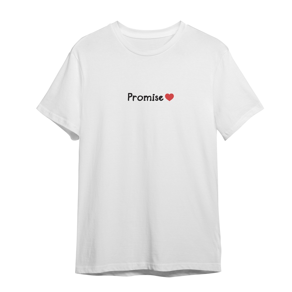 Áo đôi Promise ❤ tay lỡ form dáng rộng nam nữ nhiều màu
