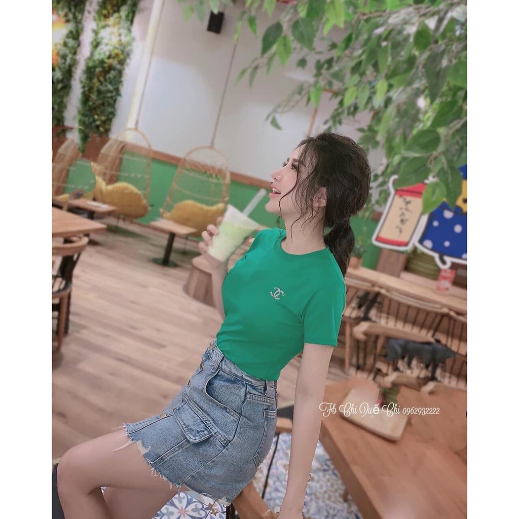 Quần sooc jeans giả váy mã 747 ( kèm ảnh thật )