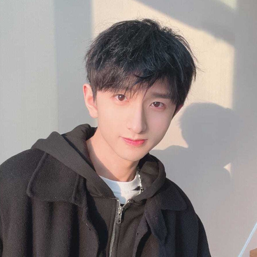 Tóc giả ngắn thẳng nguyên đầu kiểu mái thưa phiên bản Hàn Quốc cho nam học sinh/ thanh thiếu niên