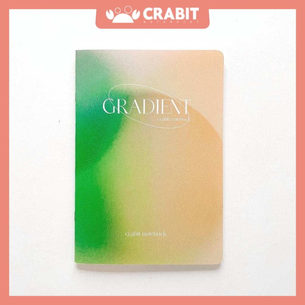 Vở Gradien kẻ ngang 80 trang Crabit Xanh lá ghi chép tốt với nhiều loại bút