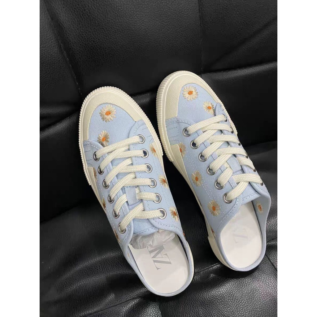 GIÀY ZARA NỮ ĐẠP GÓT HOA CÚC AUTH TUỒN | BigBuy360 - bigbuy360.vn