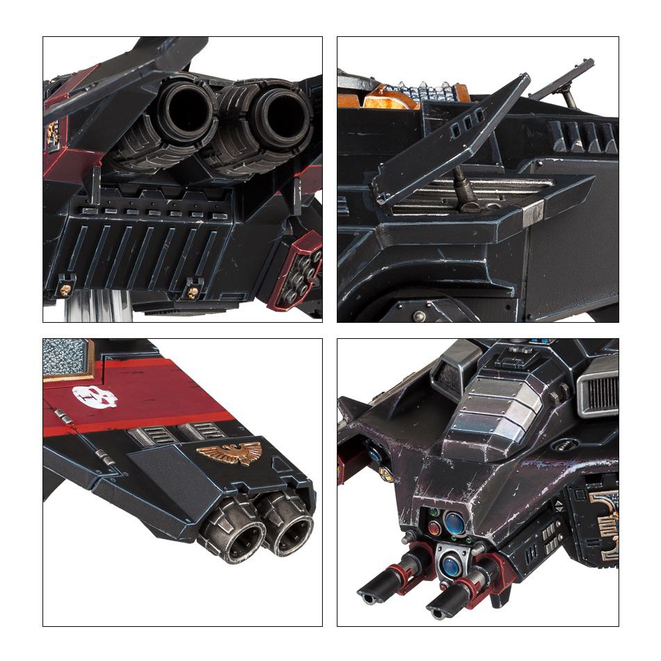 Mô hình nhân vật Warhammer 40k Deathwatch Corvus Blackstar Flyer