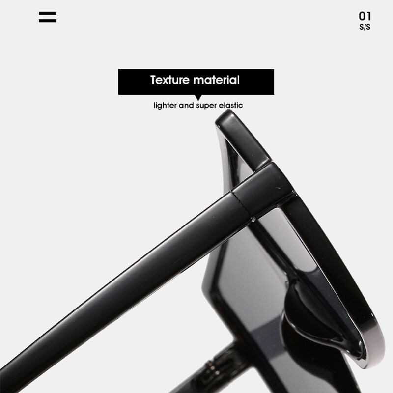 Kính Mát Gọng Vuông Lớn Chống Tia UV400 Phong Cách Âu Mỹ Thời Trang Cho Nữ Và Trẻ Em