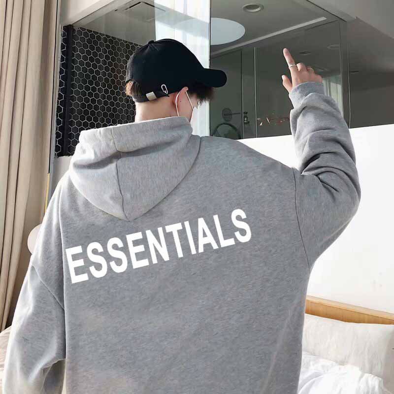 Áo Khoác Hoodie Nỉ Có Mũ Form Rộng ESSENTIALS Nhiều Màu Unisex Nam Nữ Ulzzang