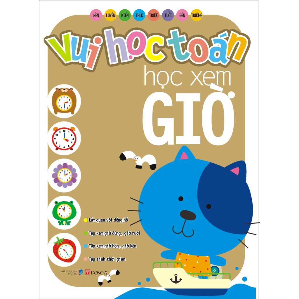 Sách - Vui Học Toán - Học Xem Giờ | BigBuy360 - bigbuy360.vn