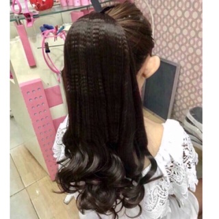 Tóc cột xoăn đuôi  dài 45cm  cao cấp ❇️FREESHIP ❇️
