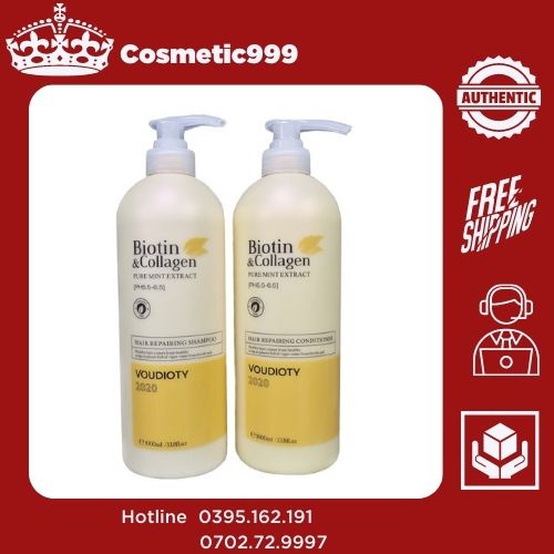 Dầu gội biotin collagen voudioty ngăn rụng tóc kích mọc tóc - Cosmetic999