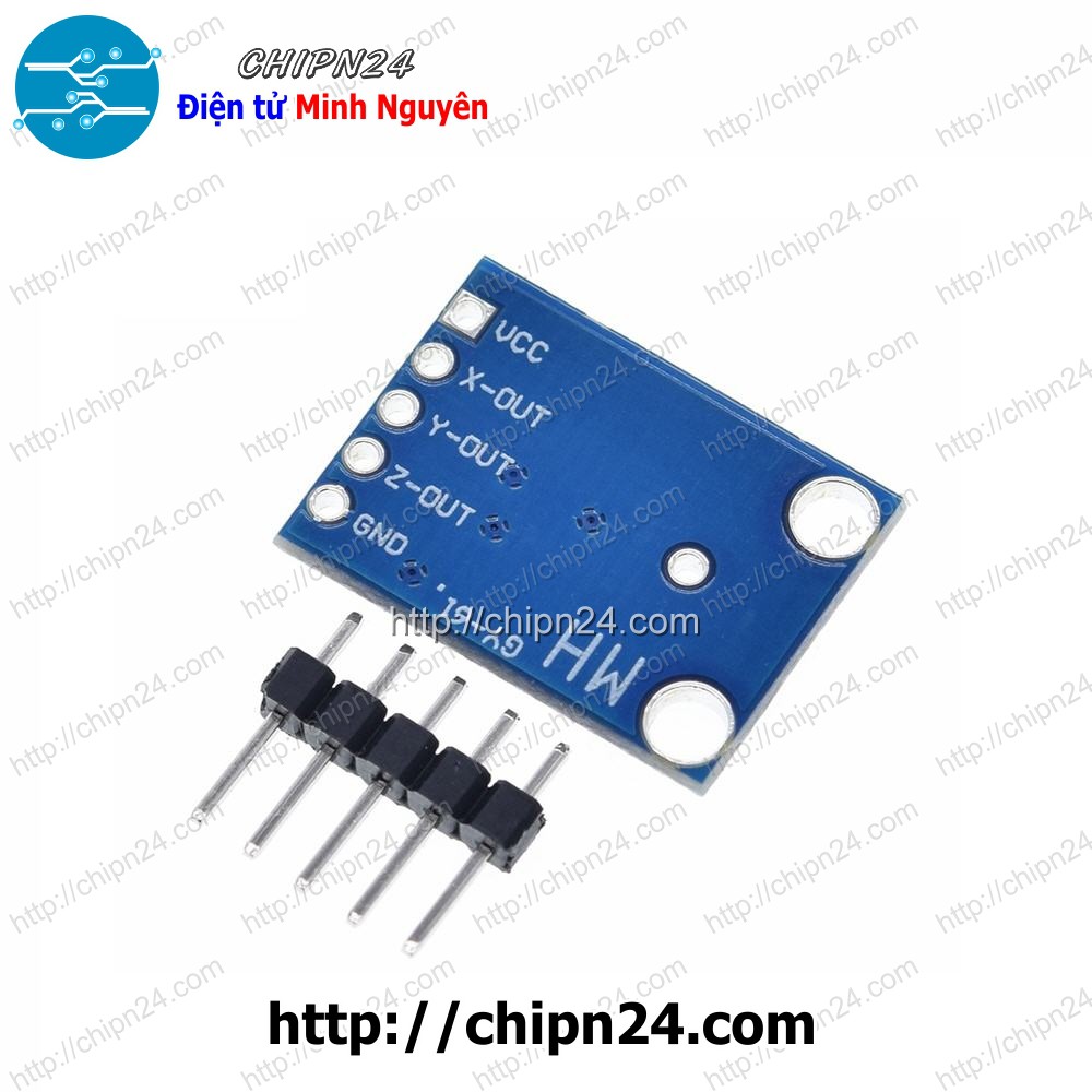 [1 CÁI] Module Cảm biến GY-61 ADXL335 Gia Tốc Analog Accelerometer