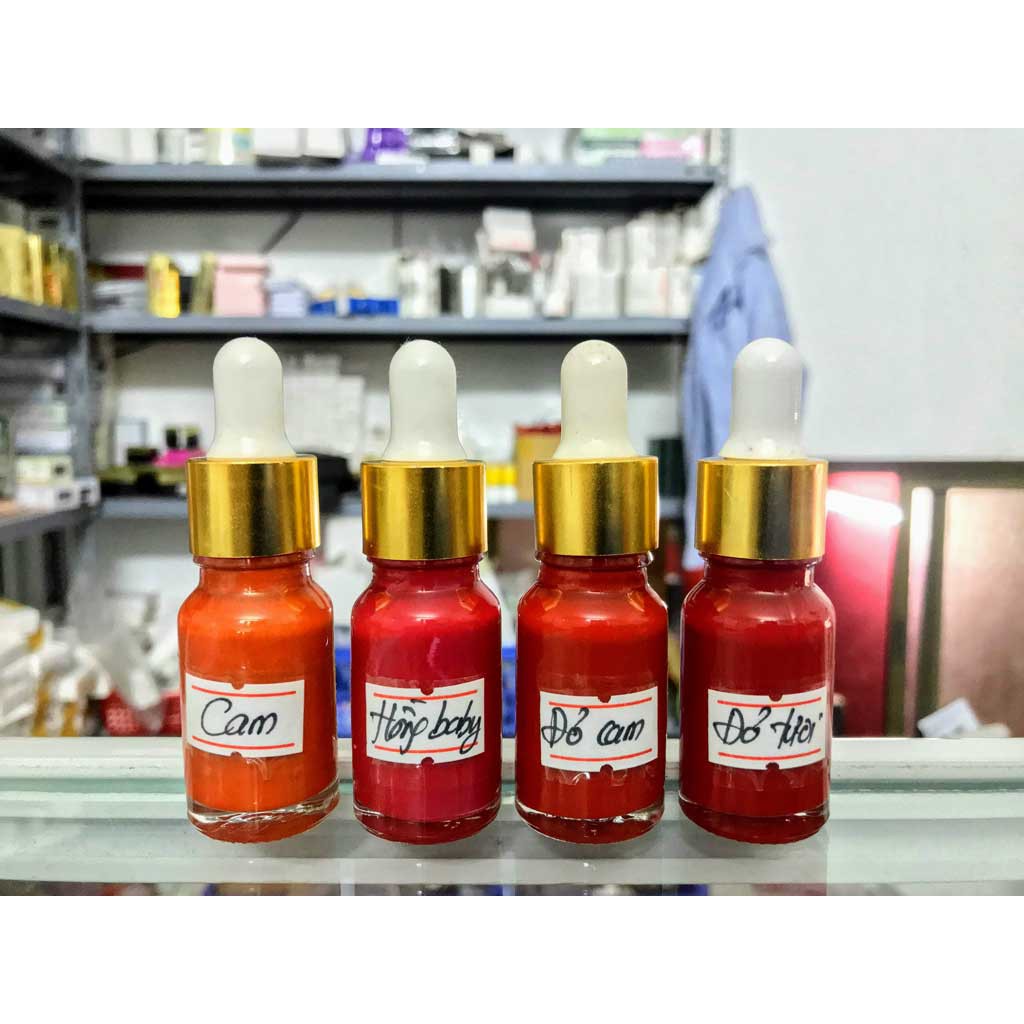 Mực Phun Xăm Môi Chính Hãng Thảo Dược Bám Nhanh Bong Đậm Pha Sẵn DCPX HOA BÉ 2022