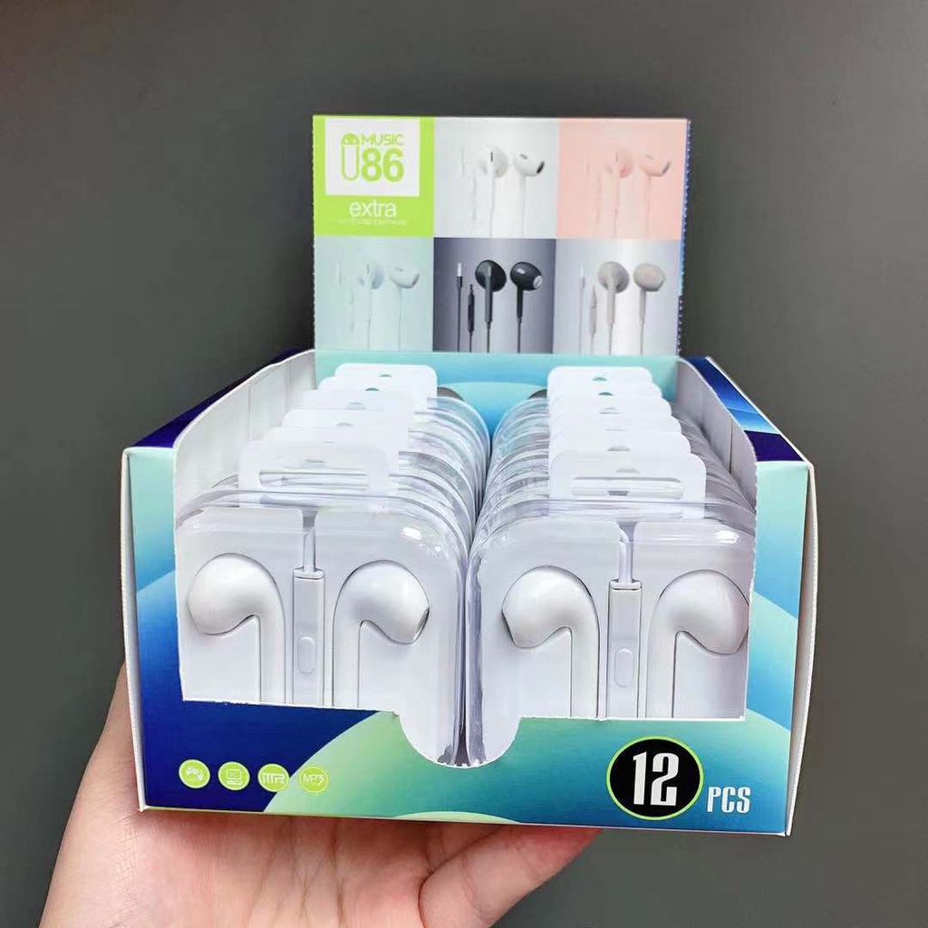 Tai nghe nhét tai có dây dành cho Oppo, Vivo, Huawei... (U86)