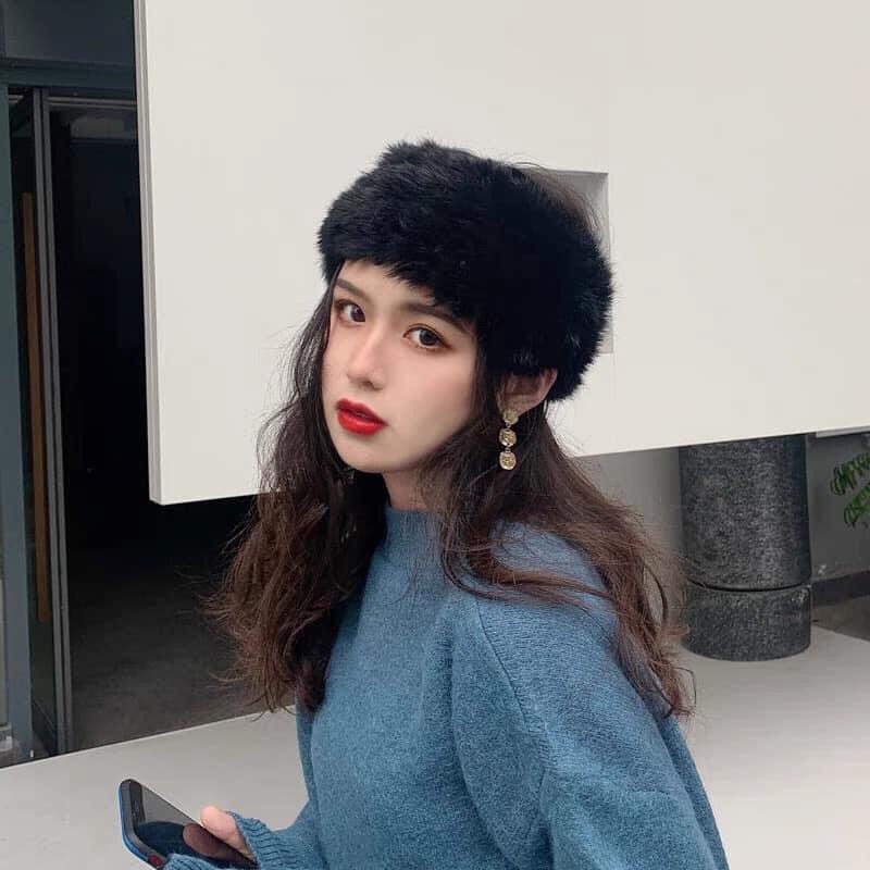 Mũ lông lông nữa đầu