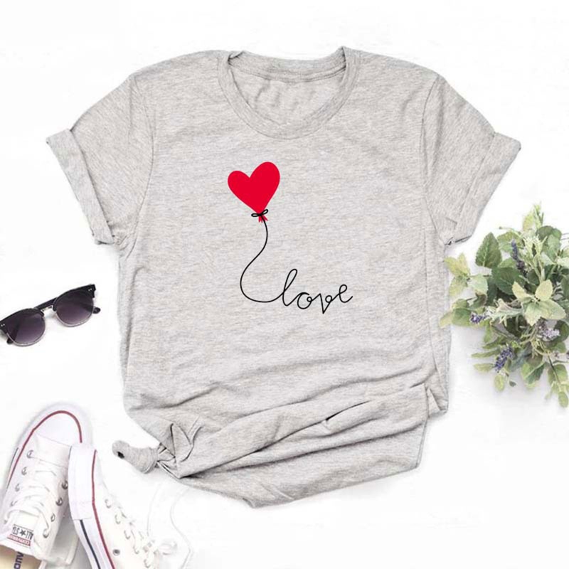 Xiangbao Áo Thun Tay Ngắn Cổ Tròn In Hình Trái Tim Họa Tiết Da Báo Ngọt Ngào Đơn Giản Thời Trang Mùa Hè Cho