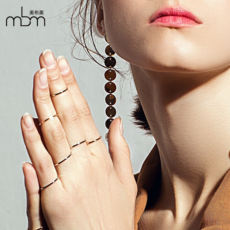 Nhẫn Thép Titanium Mạ Vàng 18k B631