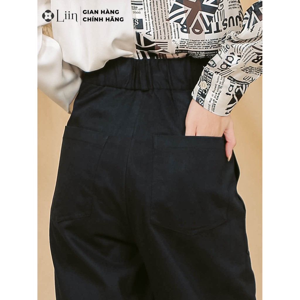 Quần jogger nữ Linbi clothing màu đen, đủ size, chất liệu kaki thoáng mát, năng động, cá tính Q3231 | BigBuy360 - bigbuy360.vn