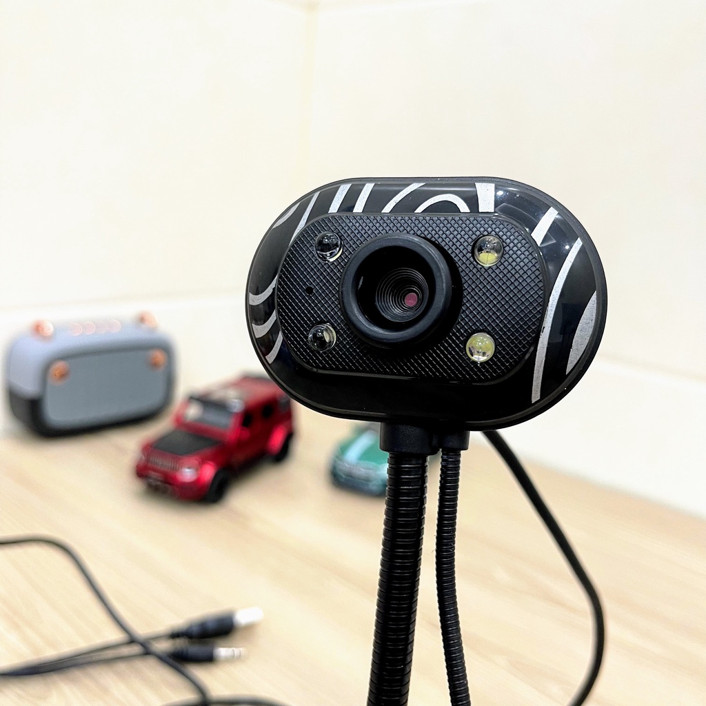 Webcam chân cao cho máy tính laptop - có Mic hỗ trợ học trực tuyến