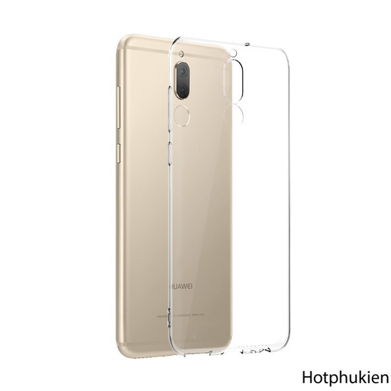 Ốp lưng dẻo silicon Huawei Nova 2i / Huawei Honor 9i Ultra Thin độ mỏng 0.6 mm có gờ bảo vệ Camera