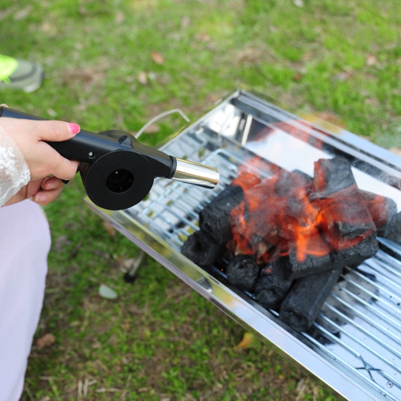 Quạt Thổi Khí Dạng Tay Quay Tiện Dụng Cho Nướng Thịt Bbq Ngoài Trời