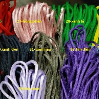 bó 3mét DÂY PARACORD đan vòng tay 4MM 7 LÕI