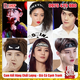 Băng Đô Trán Headband Thể Thao Thấm Mồ Hôi Thời Trang Hàn Quốc