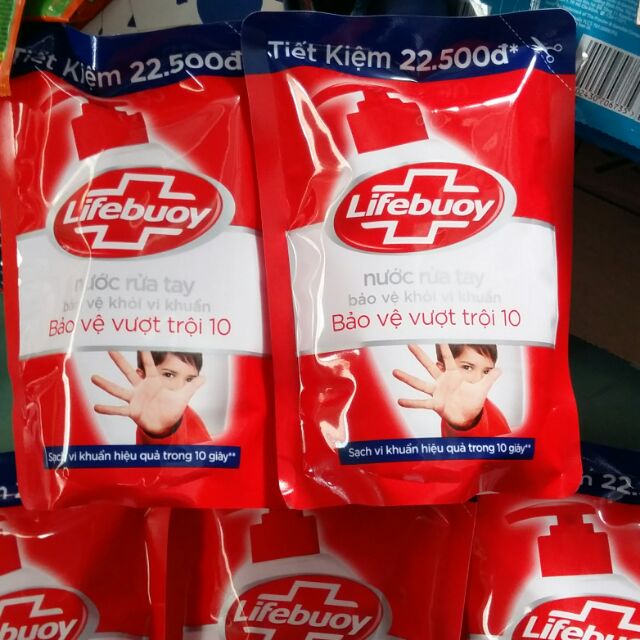 (450g)Nước rửa tay túi lifebuoy.