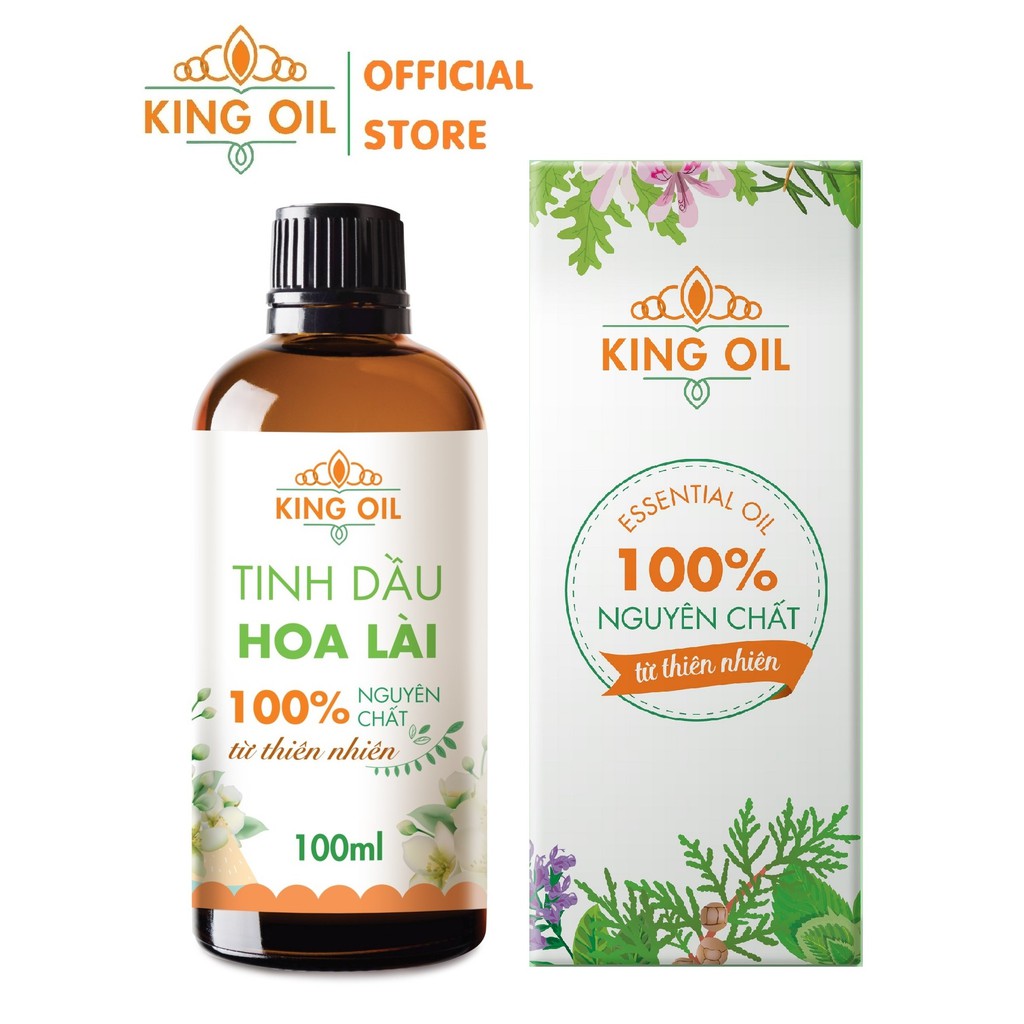 Tinh dầu hoa Lài  KingOil nguyên chất Organic từ thiên nhiên, xông phòng, thơm phòng, thư giản, đuổi muỗi