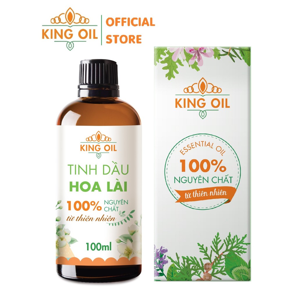 Tinh dầu hoa lài (hoa nhài) nguyên chất Organic từ thiên nhiên - KingOil