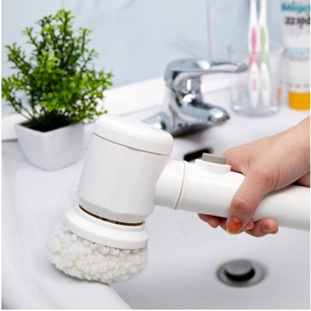MÁY CỌ RỬA ĐIỆN MINI CẦM TAY ĐA NĂNG MAGIC BRUSH 1500MAH CÓ SẠC USB TIỆN DỤNG VÀ 3 ĐẦU THAY THẾ