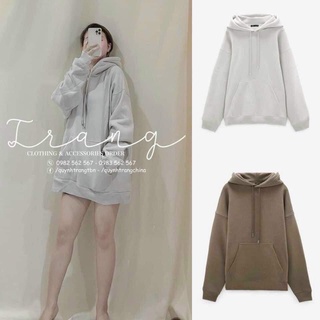 Áo hoodie trơn