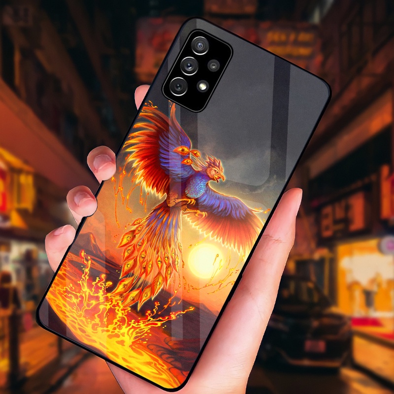 Ốp Lưng SAMSUNG A32 4G, A52 5G, A52S 5G, A72 Mặt kính cường sang trọng, cao cấp, sáng bóng