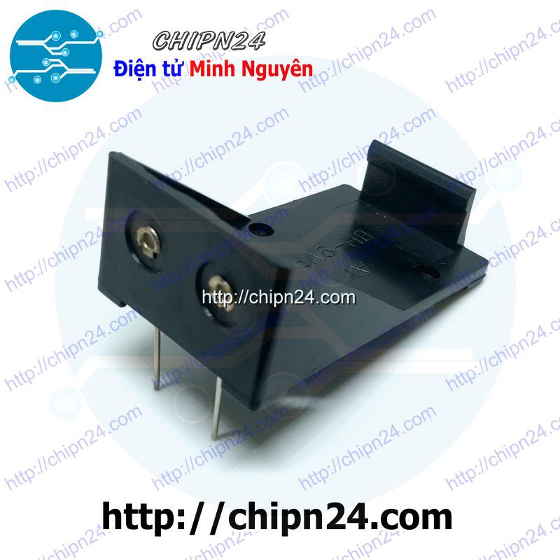 [1 CÁI] Hộp Đế Pin 9V không nắp Hàn Mạch