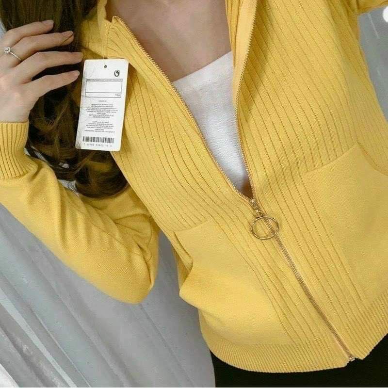 Áo Khoác Len Gân QC