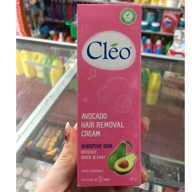 Kem bơ tẩy lông Cleo dành cho da nhạy cảm 50g
