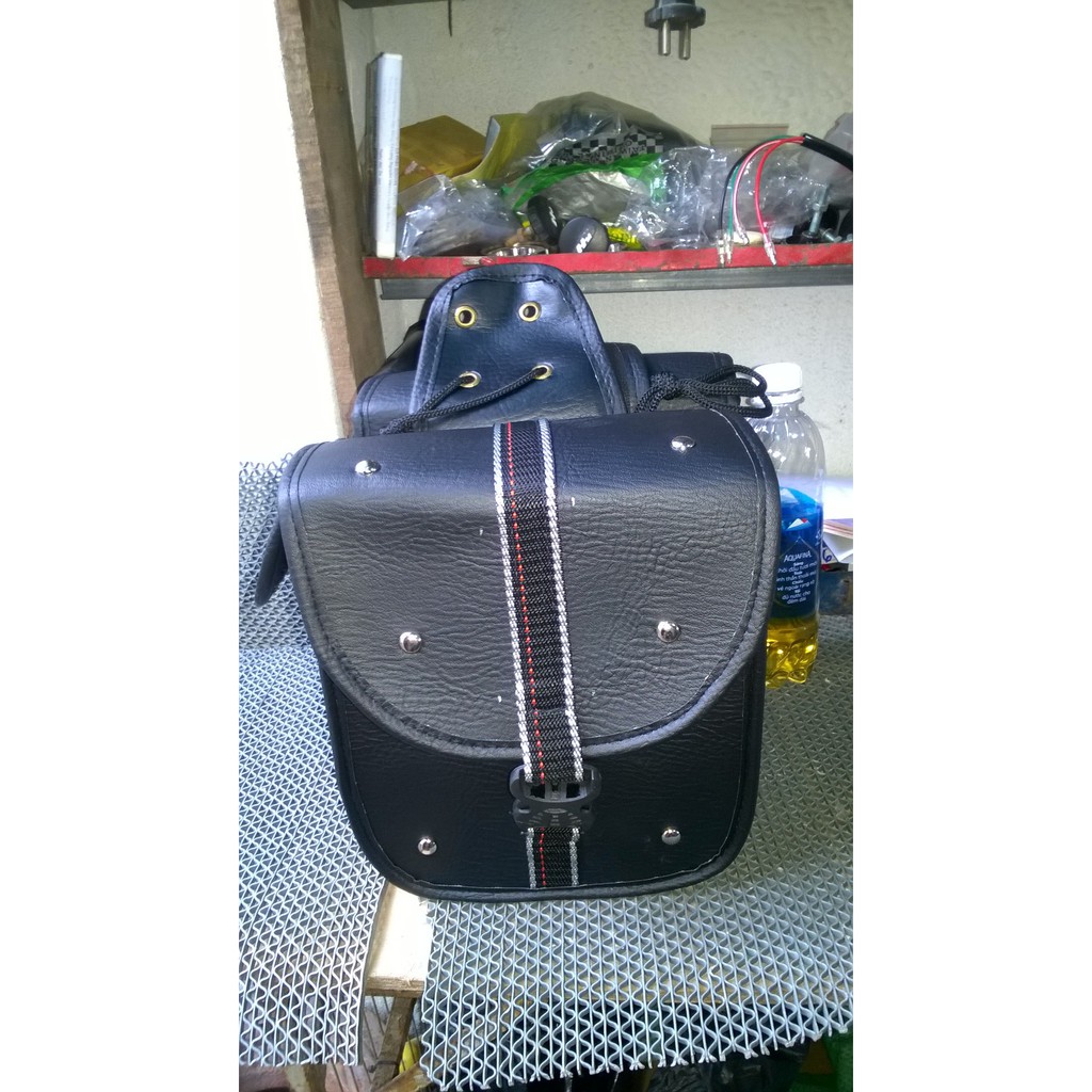 Túi treo đựng đồ hai bên hong xe honda 67,CD,CL...