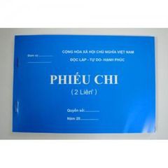 PHIẾU THU - PHIẾU CHI - HÓA ĐƠN BÁN LẺ 2 liên A5 100 tờ/q