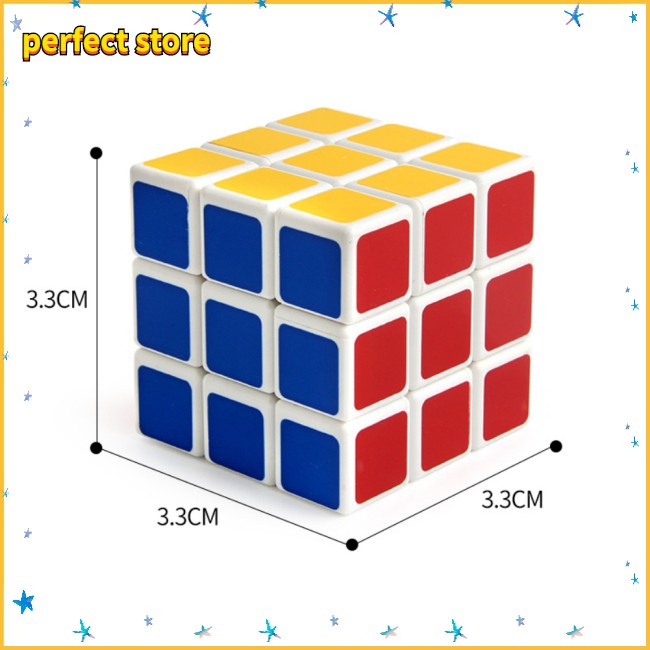 Khối Xoay Rubik 3x3 3.3cm Rèn Luyện Trí Não