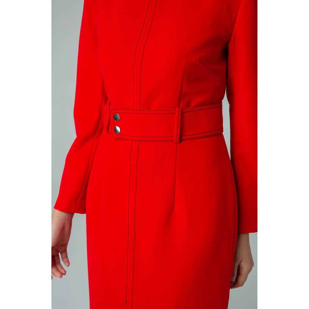 Đầm suông tay dài IVY moda MS 48M5696