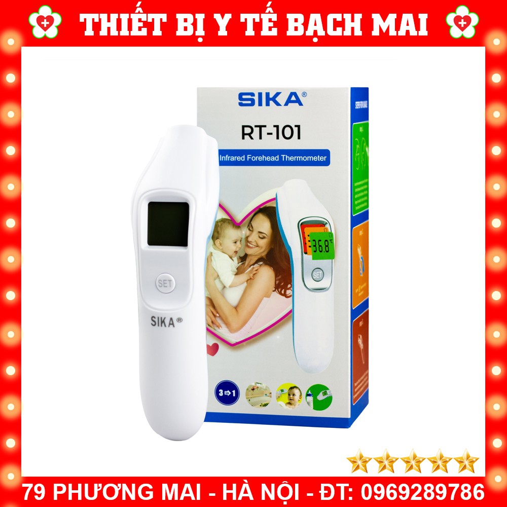 Nhiệt Kế Hồng Ngoại Cao Cấp Đa Năng Sika RT-101